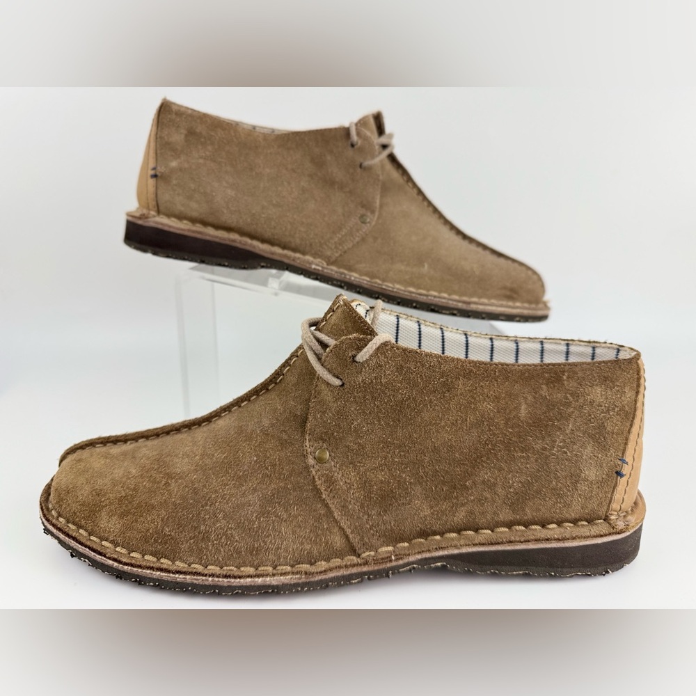 Men's Rocket Dog Tan-Brown Suede Chukka Style Boots, Size 10, 1inch Heels